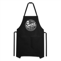 I Only Smoke the Good Stuff Adjustable Apron - black