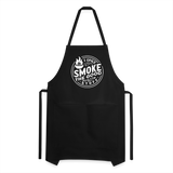 I Only Smoke the Good Stuff Adjustable Apron - black