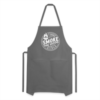 I Only Smoke the Good Stuff Adjustable Apron - charcoal