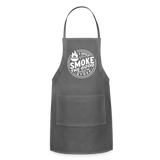 I Only Smoke the Good Stuff Adjustable Apron - charcoal