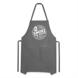 I Only Smoke the Good Stuff Adjustable Apron - charcoal