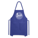 I Only Smoke the Good Stuff Adjustable Apron - royal blue