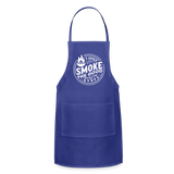 I Only Smoke the Good Stuff Adjustable Apron - royal blue