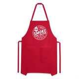 I Only Smoke the Good Stuff Adjustable Apron - red