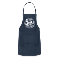 I Only Smoke the Good Stuff Adjustable Apron - navy