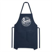 I Only Smoke the Good Stuff Adjustable Apron - navy