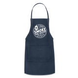 I Only Smoke the Good Stuff Adjustable Apron - navy