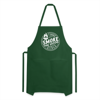 I Only Smoke the Good Stuff Adjustable Apron - forest green