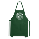 I Only Smoke the Good Stuff Adjustable Apron - forest green