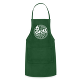 I Only Smoke the Good Stuff Adjustable Apron - forest green