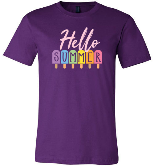 Hello Summer Popsicle Shirt