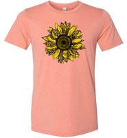 Leopard Print Sunflower Shirt for Women