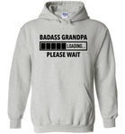 Badass Grandpa Loading Please Wait Hoodie for Men