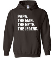 Papa The Man The Myth the Legend Pullover Hoodie