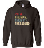 Papa The Man The Myth the Legend Hoodie