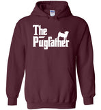 The Pugfather Hoodie Funny Pug Dad Dog Lover Gift for Men