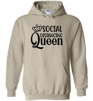Social Distancing Queen Hoodie