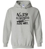 Nurse in Progress Please Wait Hoodie