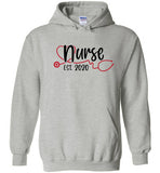Nurse Est 2020 Shirt - Nursing School Student Graduation Hoodie | Class Of 2020 Grad