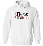 Nurse Est 2020 Shirt - Nursing School Student Graduation Hoodie | Class Of 2020 Grad