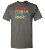 Grandpa Veteran Myth Legend Shirt for Men Military Vet Gift