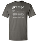 Grampa Definition Shirt for Men Grandpa