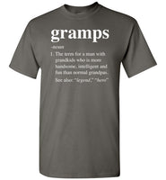 Gramps Definition Shirt for Men Grandpa