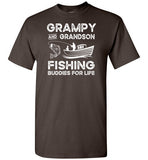 Grampy and Grandson Fishing Buddies for Life Matching Shirt for Men