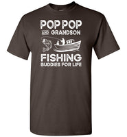 Pop Pop and Grandson Fishing Buddies for Life Matching Shirt for Boys