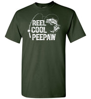 Reel Cool Peepaw Fishing Shirt for Men Gift for Fisherman Grandpa
