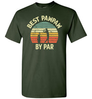 Best Pawpaw By Par Golf Shirt for Men Grandpa Golfing Tee Gift