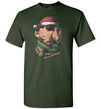 Golden Retriever Santa Hat Christmas Shirt for Men Women Kids