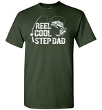 Reel Cool Stepdad Fishing Shirt for Men Gift for Fisherman Stepdad Step Father