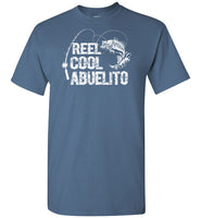 Reel Cool Abuelito Fishing Shirt for Men Gift for Fisherman Grandpa