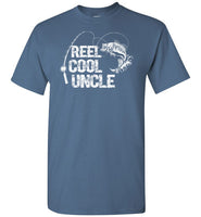 Reel Cool Uncle Fishing Shirt for Men Gift for Fisherman