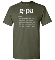 G-Pa Definition Shirt for Men Grandpa