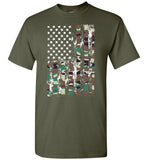 Camo American Flag Camouflage Shirt for Men