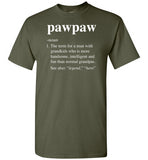 Pawpaw Definition Shirt for Men Grandpa