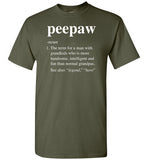 Peepaw Definition Shirt for Men Grandpa