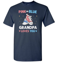 Pink or Blue Grandpa Loves You Shirt