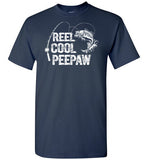 Reel Cool Peepaw Fishing Shirt for Men Gift for Fisherman Grandpa