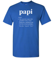 Papi Definition Shirt for Men Grandpa