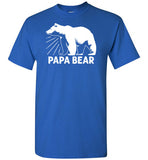 Papa Bear Shirt for Men Dad Grandpa