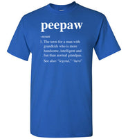 Peepaw Definition Shirt for Men Grandpa