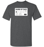 Bank of Dad Credit Card Shirt for Men