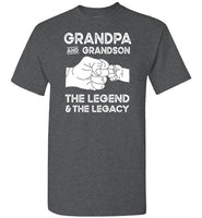 Grandpa and Grandson the Legend and the Legacy Shirt for Men