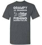 Grampy and Grandson Fishing Buddies for Life Matching Shirt for Men