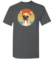 Retro Sunset Chihuahua Sunglasses Shirt for Men, Women and Kids