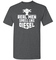 Real Men Smell Like Diesel Shirt for Men Mechanic Gift for Dad Grandpa