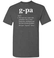 G-Pa Definition Shirt for Men Grandpa
